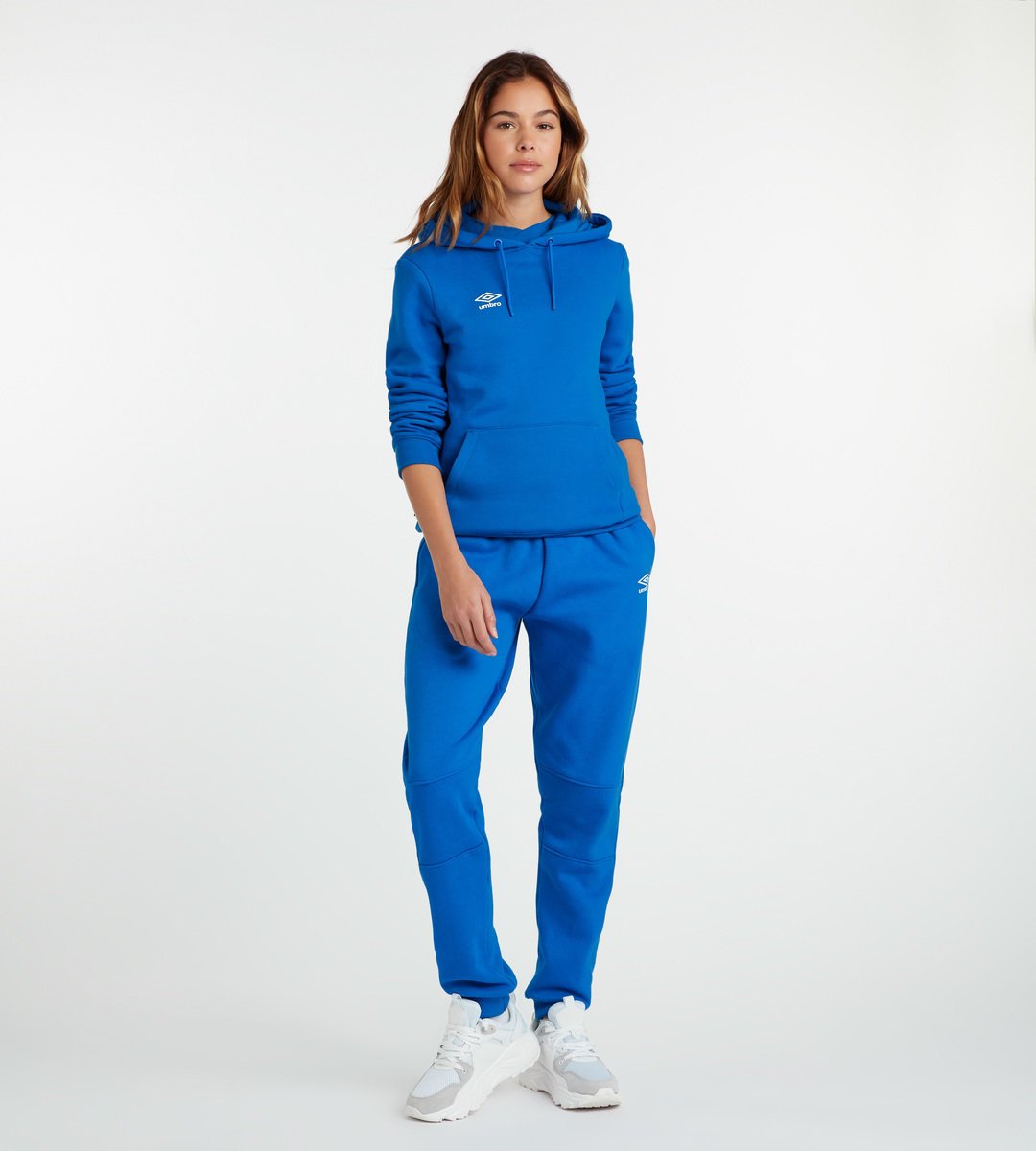 Royal / White Women's Umbro Club Leisure Hoody Hoodies | CA-40366