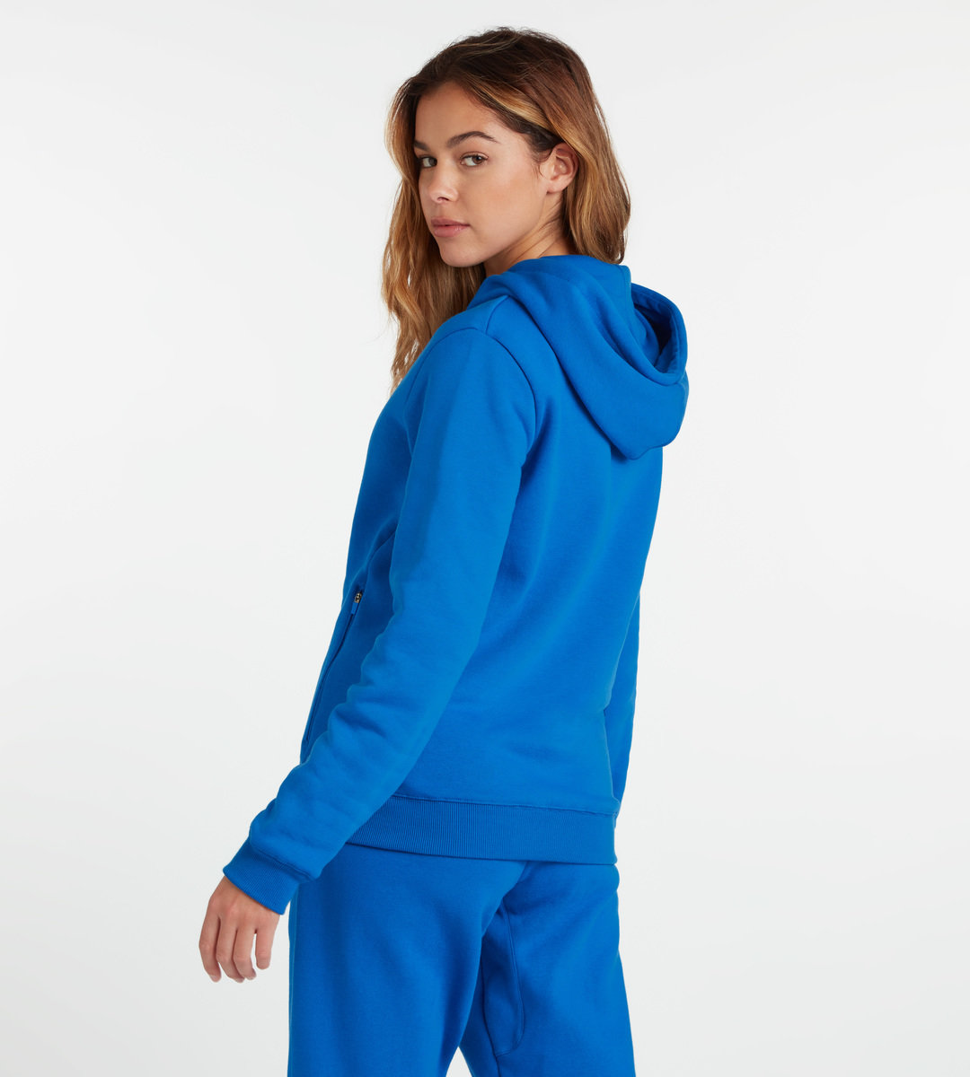 Royal / White Women's Umbro Club Leisure ZT Hoodie Hoodies | CA-54999