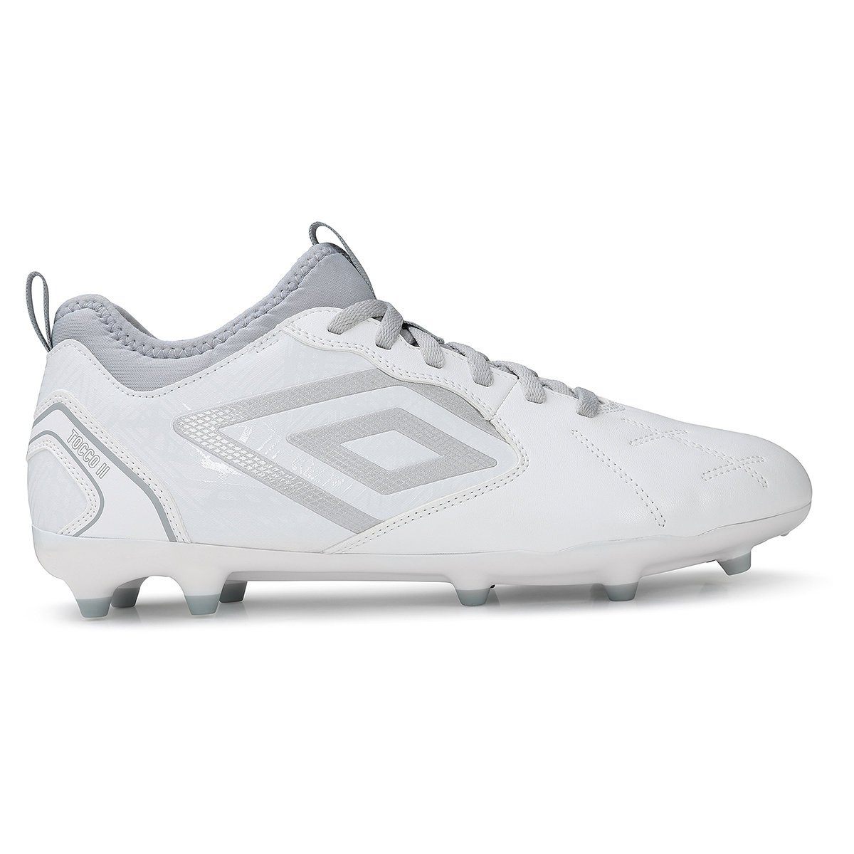 White / Grey Men\'s Umbro Tocco 2 Club FG Football Boots | CA-24627