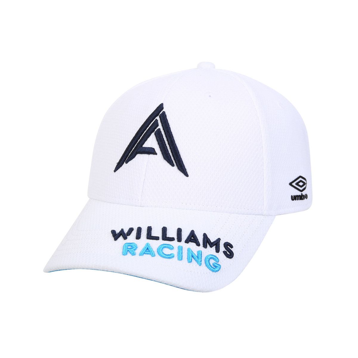 White / Navy / Blue Umbro Football Williams Alex Albon Driver Cap Hats | CA-51543