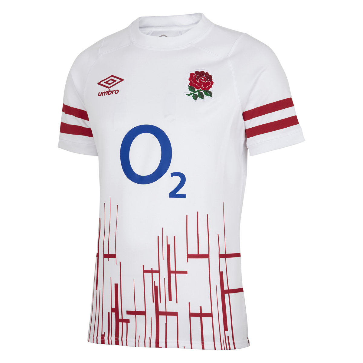 White / Red Umbro Teamwear - Umbro England Rugby Football 22/23 Home Replica Jersey Jersey | CA-75296