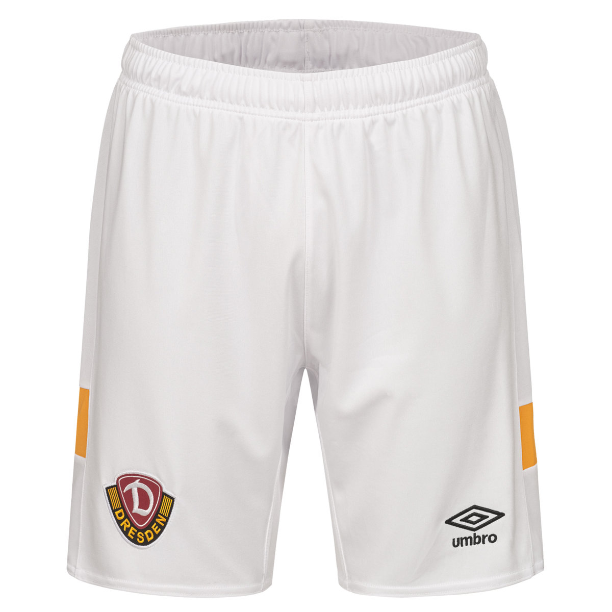 White Umbro Teamwear - Umbro Dynamo Dresden Football 22/23 Away Short Football Shorts | CA-90200