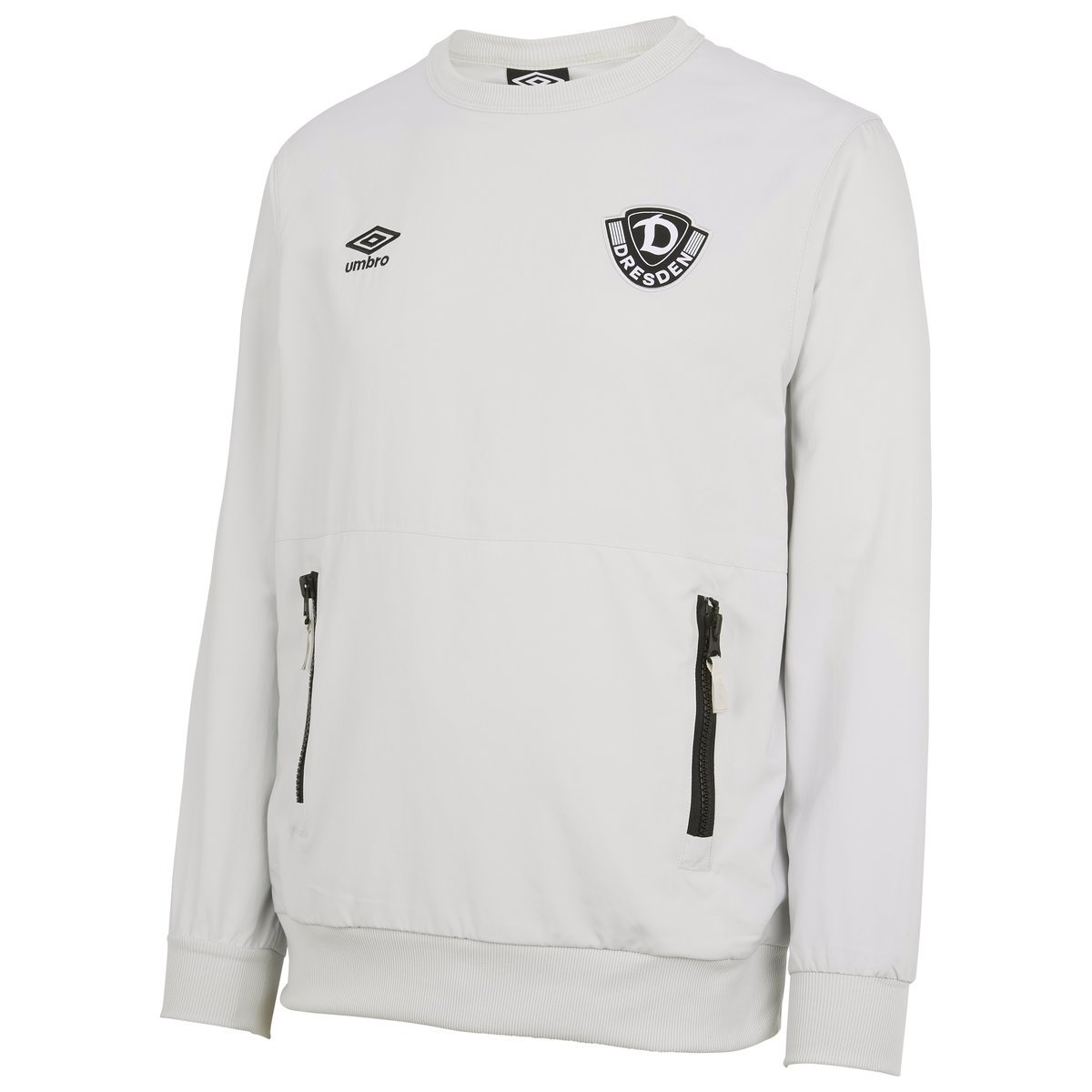 White Umbro Teamwear - Umbro Dynamo Dresden Football 22/23 Travel Sweat Football Sweatshirts | CA-01743