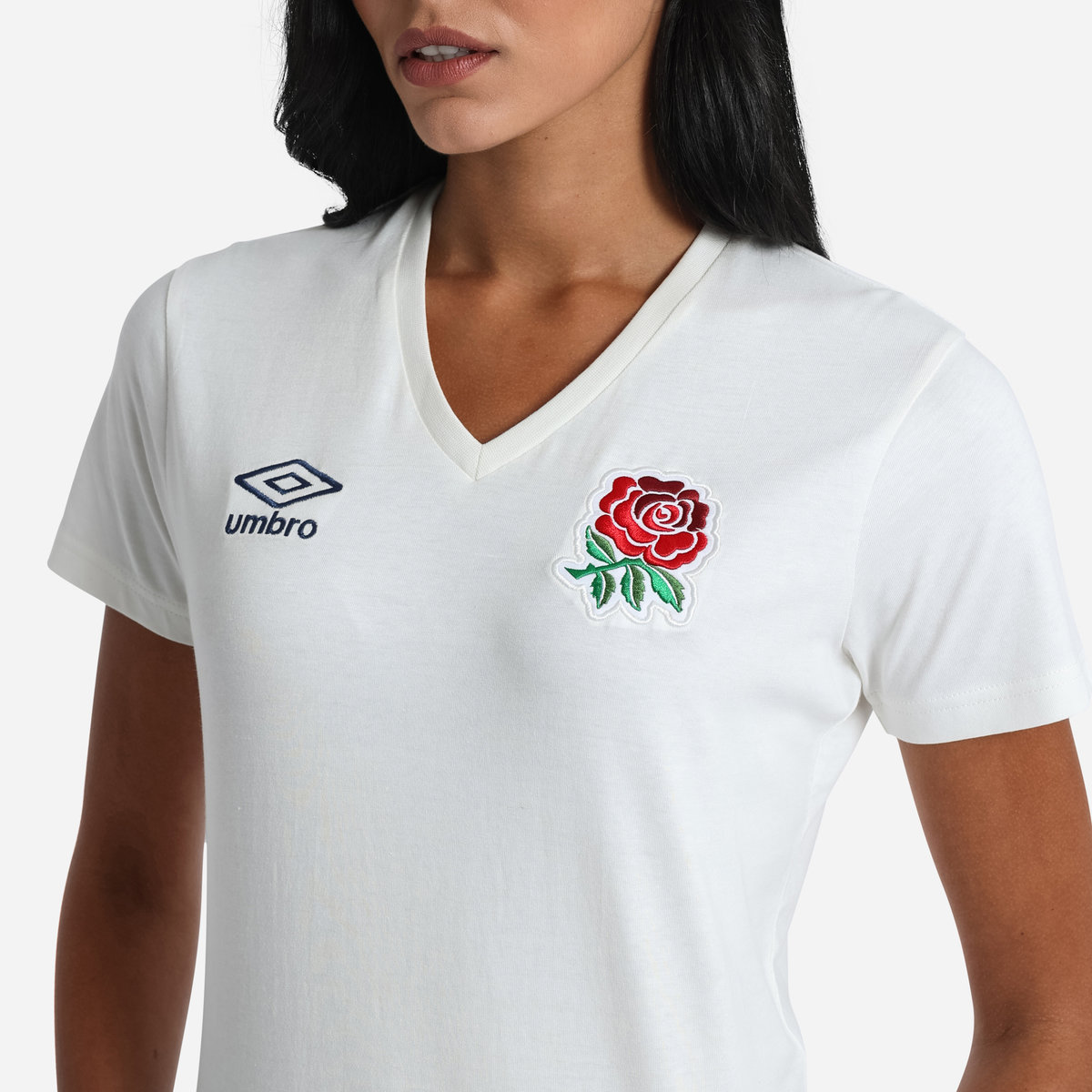 White Umbro Teamwear - Umbro England Rugby Football Classic Tee T Shirts | CA-99735