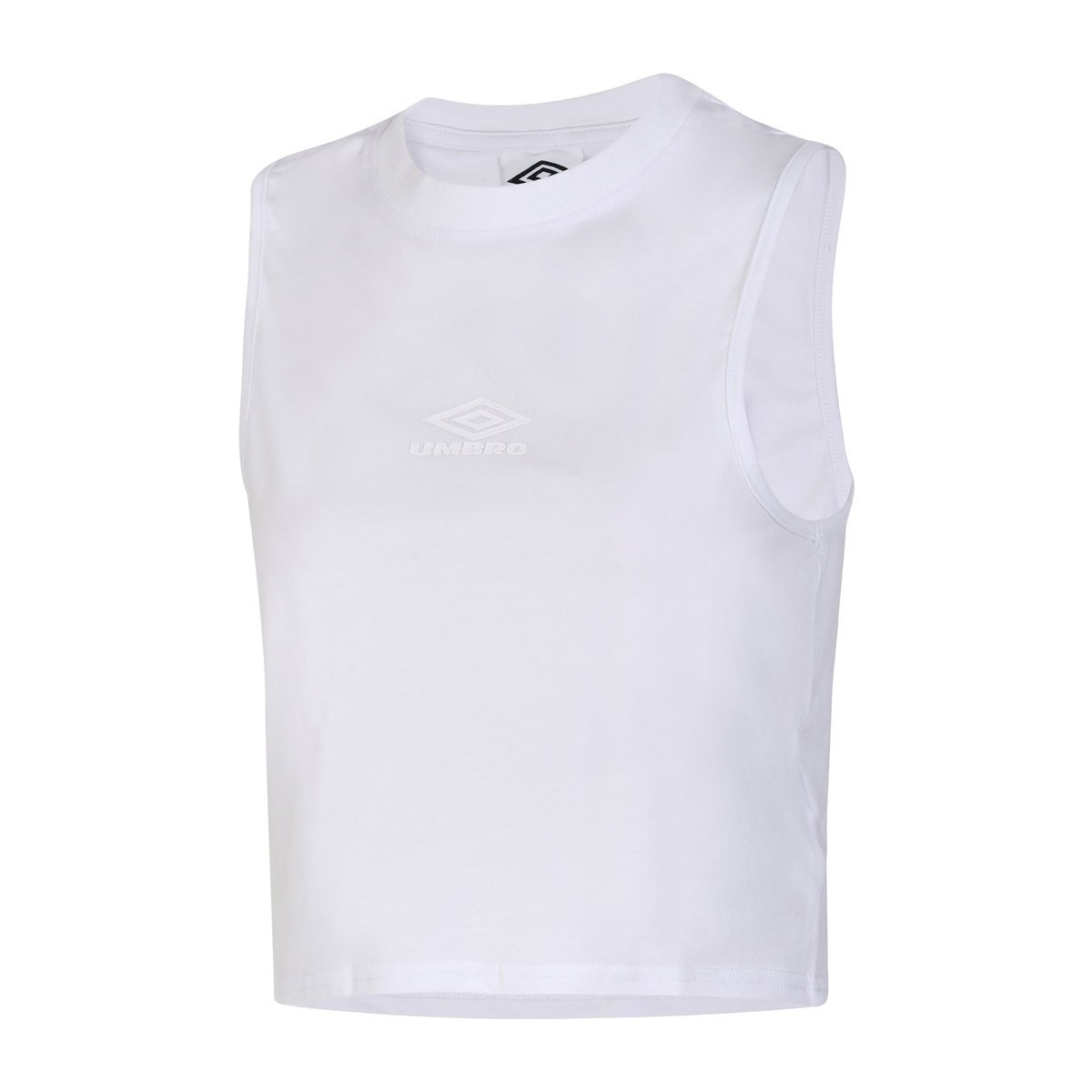 White / White Women's Umbro Diamond Racer Vest Vests | CA-81070