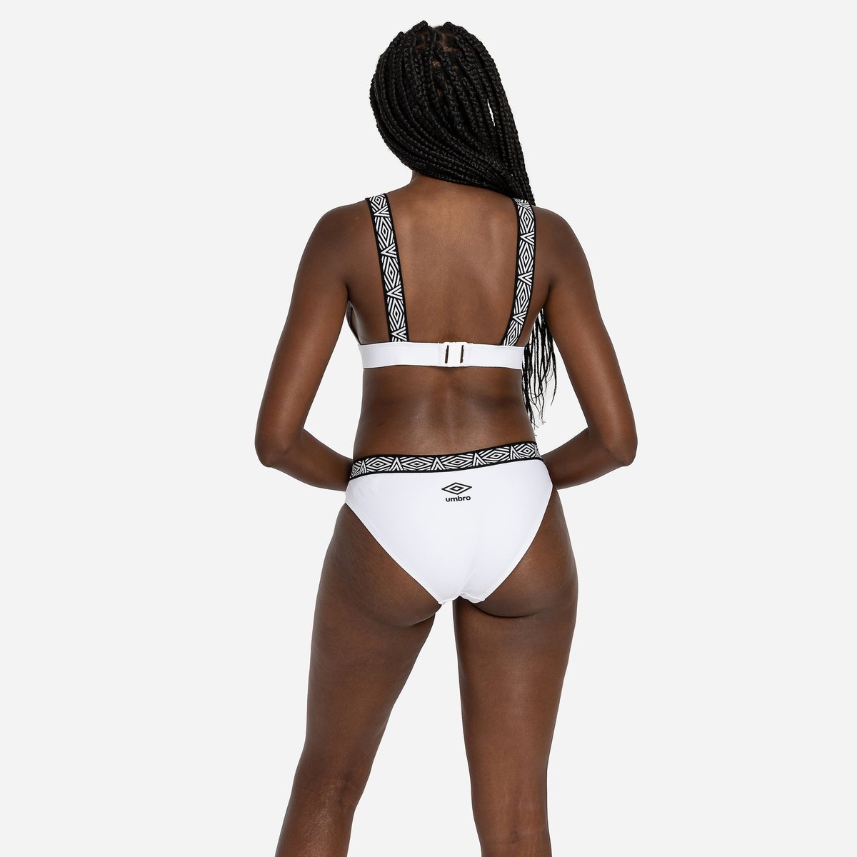 White Women's Umbro Taped Bikini Bikini | CA-42282