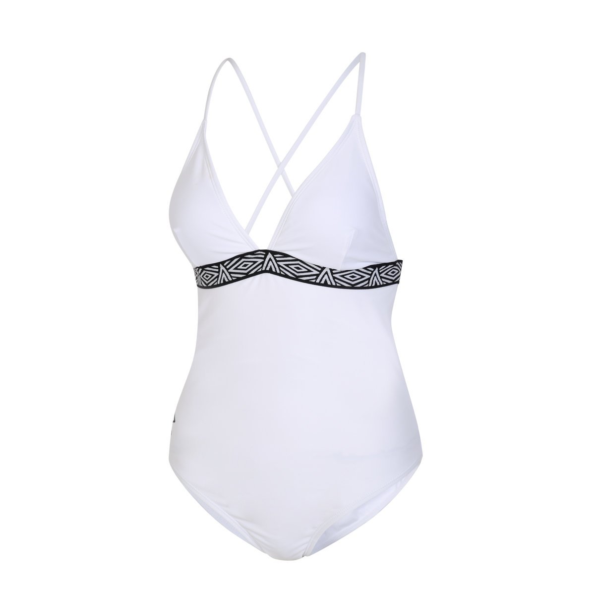 White Women's Umbro Taped Swimsuit Swimsuits | CA-03528