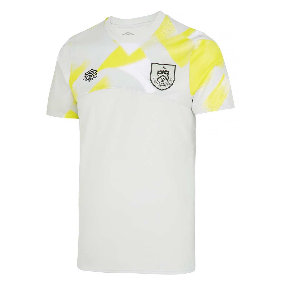 White / Yellow Umbro Teamwear - Umbro Burnley FC Football 22/23 Warm Up Jersey Junior Jersey | CA-78590