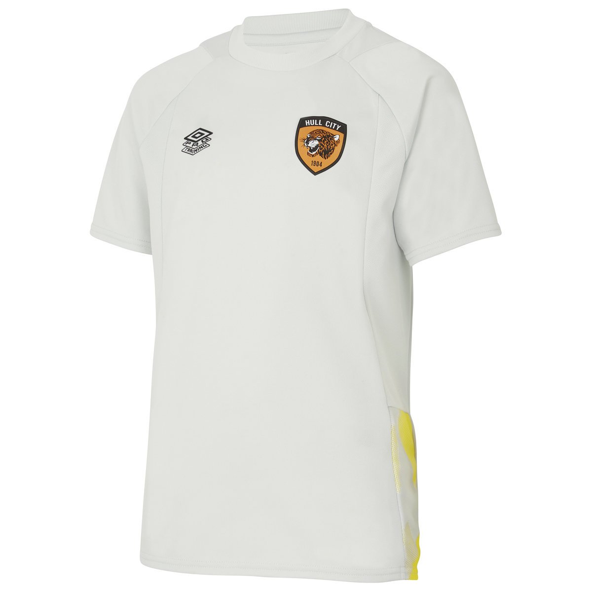 White / Yellow Umbro Teamwear - Umbro Hull City Football 22/23 Training Jersey Junior Football Jersey | CA-31201