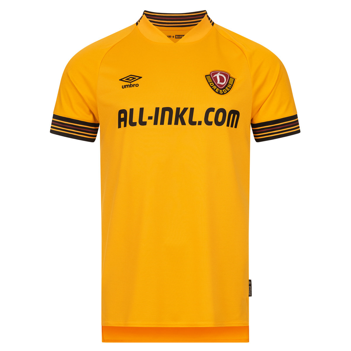 Yellow Umbro Teamwear - Umbro Dynamo Dresden Football 22/23 Home Jersey Jersey | CA-91852