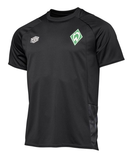 Black / Green / Navy Umbro Teamwear - Umbro Werder Bremen Football 22/23 Training Jersey Junior Football Jersey | CA-59836