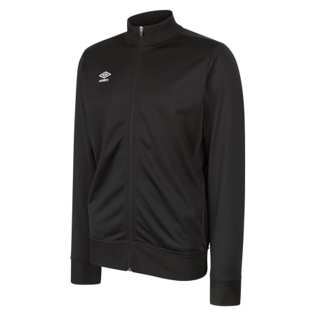 Black Kids' Umbro Club Essential Poly Jacket Junior Jackets | CA-56351