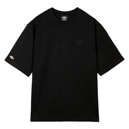 Black Men's Umbro Sports Style Oversize Tee T Shirts | CA-76291