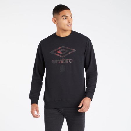 Black Umbro Teamwear - Umbro England Rugby Football Navigation Sweatshirt Sweats | CA-94428