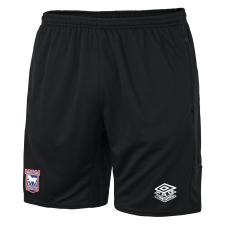 Black Umbro Football Ipswich Town 22/23 Training Short Junior Shorts | CA-11206