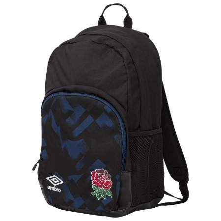 Black / White / Blue Umbro Teamwear - Umbro England Rugby Football 22/23 Team Training Academy Backpack Rugby | CA-25415