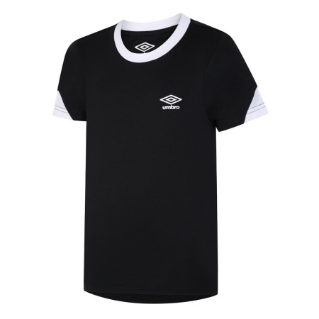 Black / White Kids' Umbro Total Training Jersey Jersey | CA-43472