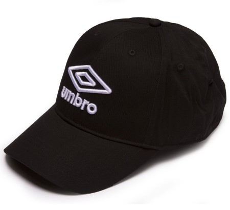 Black White Women's Umbro Logo Cap Hats | CA-51532