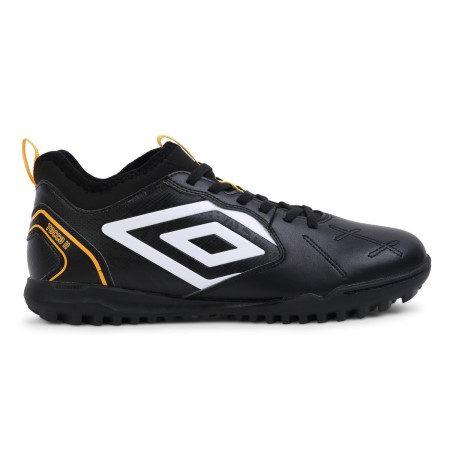 Black / White / Yellow Men's Umbro Tocco 2 Club TF Football Boots | CA-39622