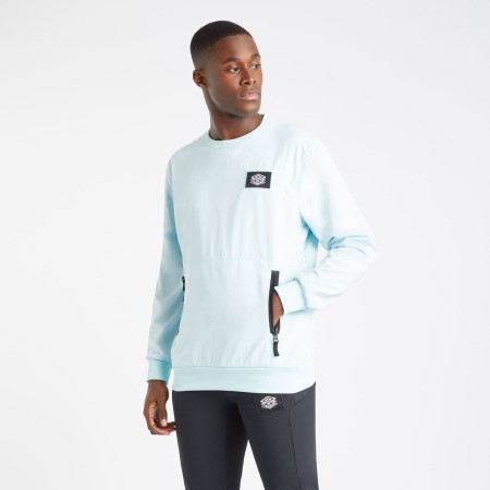 Blue Men's Umbro Pro Training Sweatshirt Drill Sweaters | CA-94010