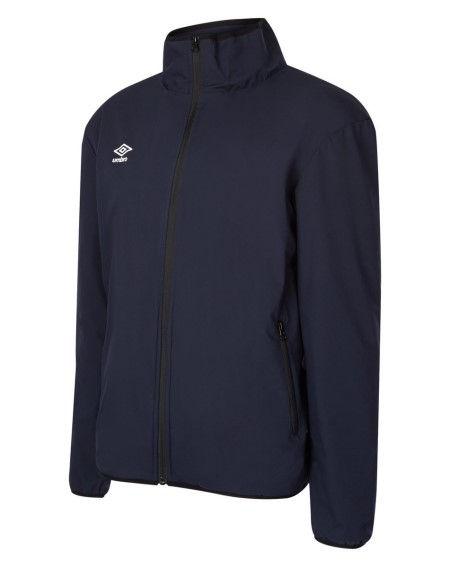 Dark Navy / White Kids' Umbro Club Essential Bonded Jacket Junior Jackets | CA-78000