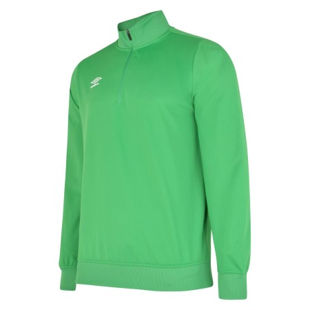 Green Kids' Umbro Club Essential Half Zip Sweat Junior Sweaters | CA-14461