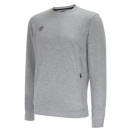 Grey / Black Kids' Umbro Pro Fleece Sweat Junior Sweatshirts | CA-37403