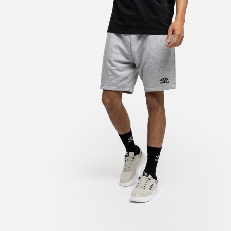 Grey / Black Men's Umbro Diamond Jog Short Shorts | CA-30014