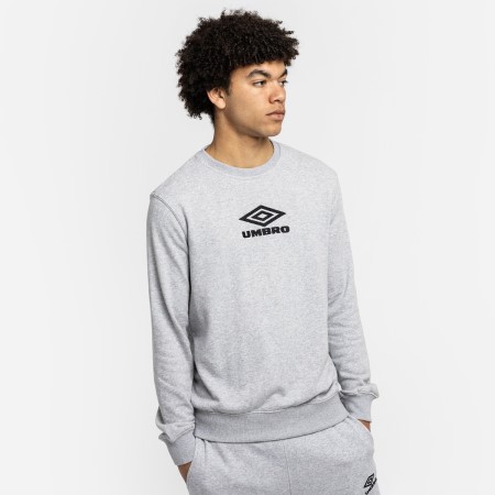 Grey / Black Men's Umbro Diamond Sweat Sweaters | CA-14331