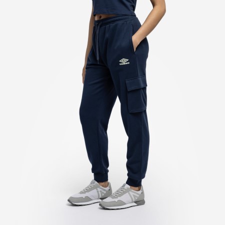 Indigo Women's Umbro Diamond Utility Pocket Jog Pant Trousers | CA-96012