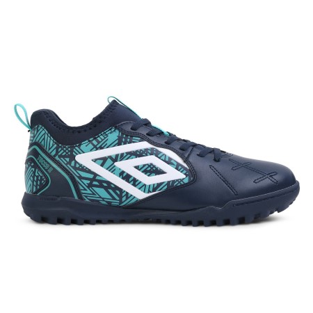 Navy Blazer / White / Turquoise Men's Umbro Tocco 2 Club TF Football Boots | CA-59280