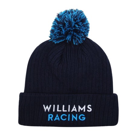 Navy / Blue Umbro Football Williams Latifi Bobble Beanie Hats | CA-48454