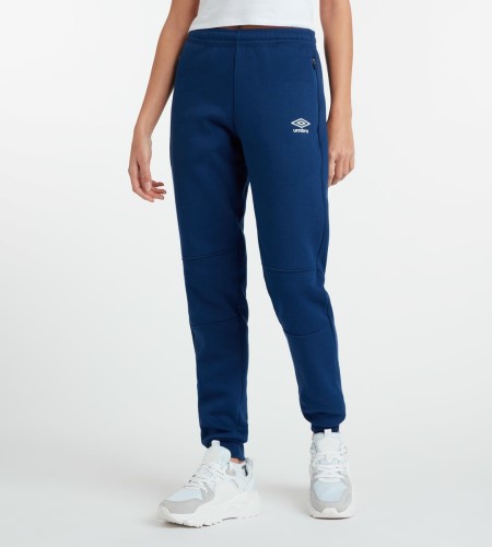 Navy / White Women's Umbro Club Leisure Jogpant Trousers | CA-62543