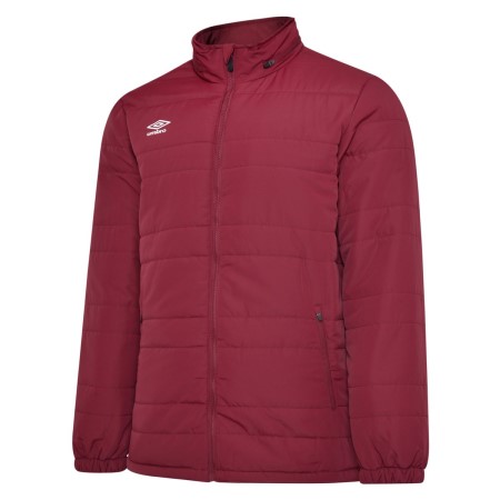 Red Kids' Umbro Club Essential Bench Jacket Junior Jackets | CA-70186