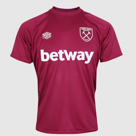 Red / Pink Umbro Football West Ham Utd 22/23 Training Jersey Jersey | CA-27198