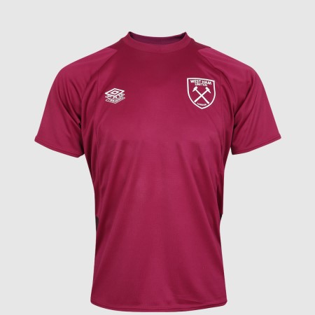 Red / Pink Umbro Football West Ham Utd 22/23 Training Jersey Junior Jersey | CA-41865