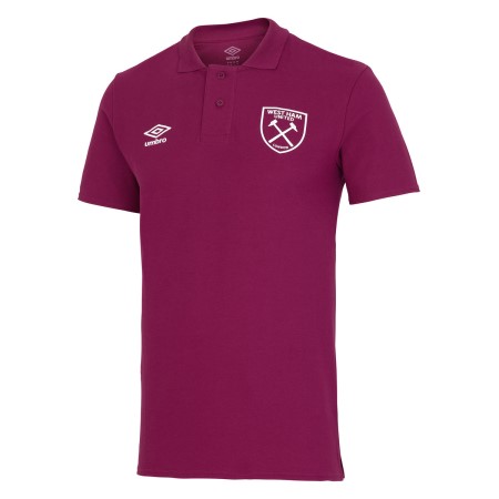 Red Umbro Football West Ham Utd 22/23 CVC Polo Polos | CA-78123