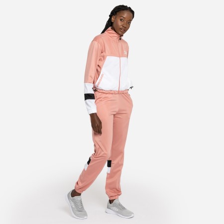 Rose / White / Black Women's Umbro Diamond Style Alliance Poly Tracksuit Tracksuits | CA-31670