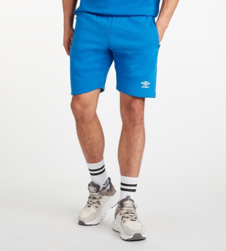 Royal / White Men's Umbro Club Leisure Jog Short Shorts | CA-96483