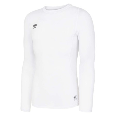 White Men's Umbro Core LS Crew Baselayer Baselayers | CA-56629