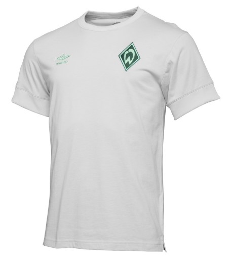 White Umbro Teamwear - Umbro Werder Bremen Football 22/23 Travel Tee Football T Shirts | CA-62099