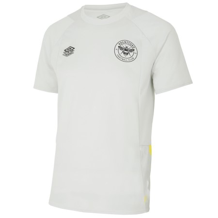 White / Yellow Umbro Football Brentford 22/23 Training Jersey Football Jersey | CA-03828