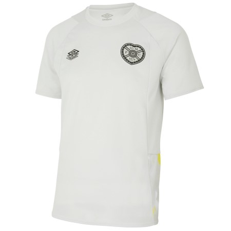 White / Yellow Umbro Football Heart Of Midlothian F.c. 22/23 Training Jersey Junior Jersey | CA-62220