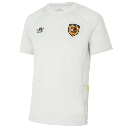 White / Yellow Umbro Teamwear - Umbro Hull City Football 22/23 Training Jersey Football Jersey | CA-65920